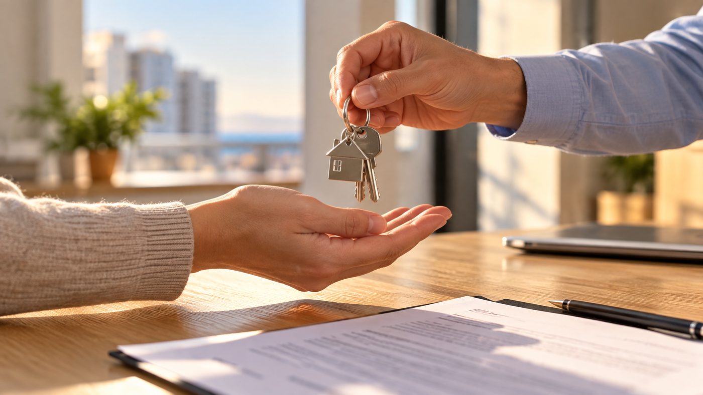 Entrega de llaves sobre un contrato de arriendo